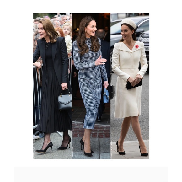 NCBGeneration Black Suede Heels Size 5.5 - Picture 5 of 5